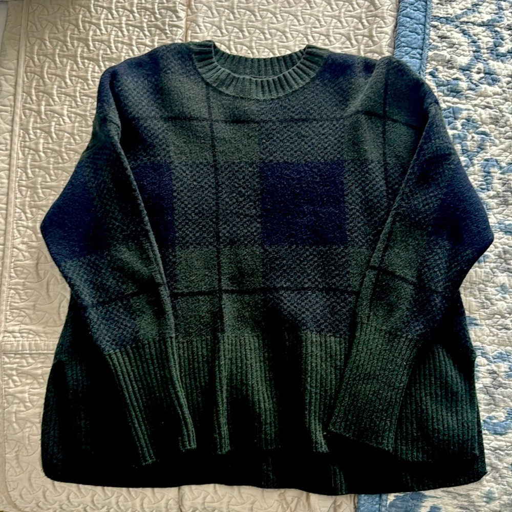 Barbour women’s Gloria Tartan sweater - size 10